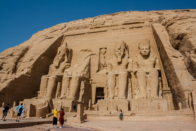 Egipto. Templo de Ramses II en Abu Simbel