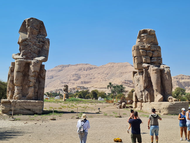 Egipto. Colosos de Memnon