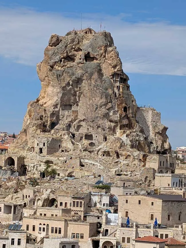 Uchisar. Castillo primer plano