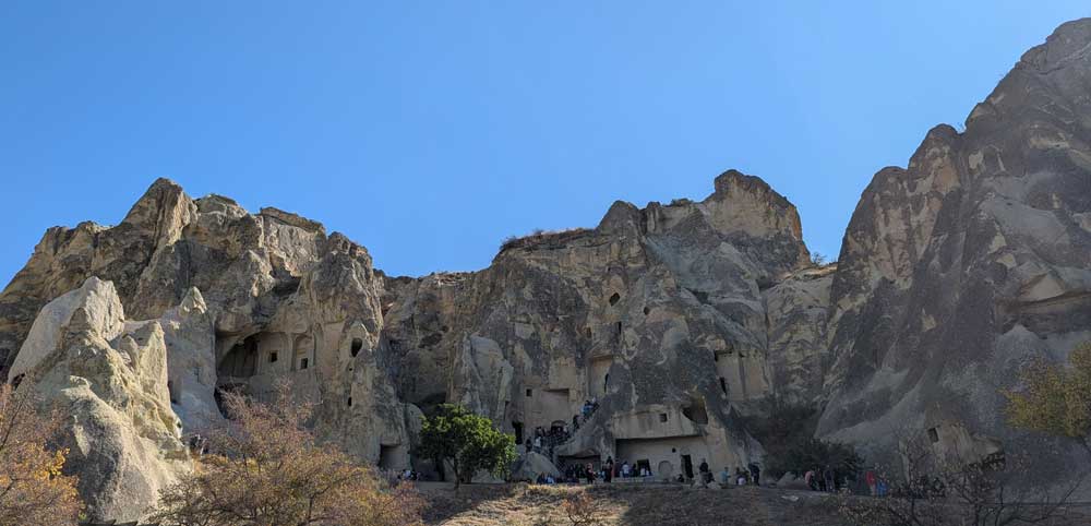 Panorámica de una parte del Museo al aire libre de Goreme