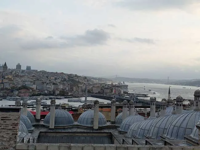 El Bósforo desde el mirador de la Mezquita de Soleiman