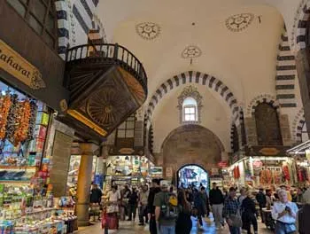 Bazar especias puerta interior