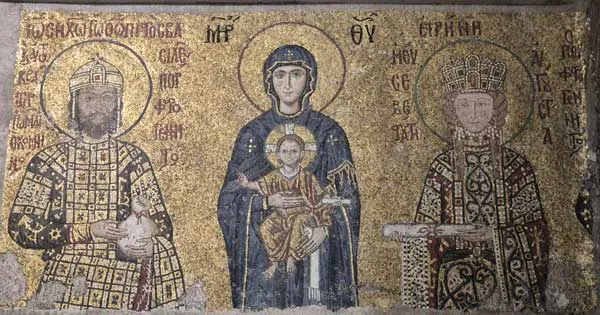 Santa Sofia mosaico de los comeno reducida