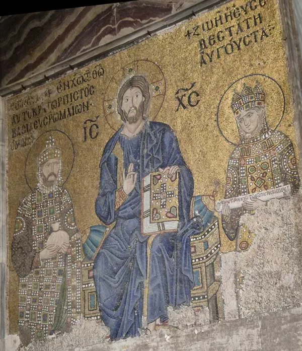 Santa sofia mosaico emperatriz zoe reducida