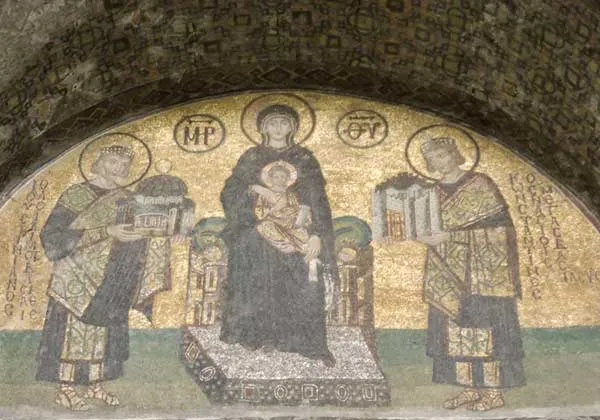 Santa sofia mosaico vestibulo suboccidental reducida