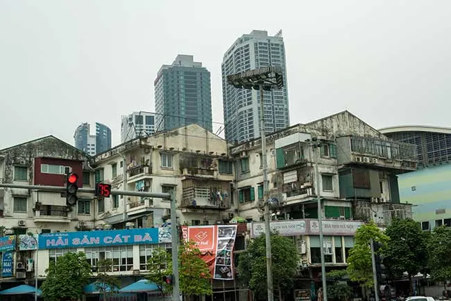 Circuito por Vietnam del norte. Hanoi, Sapa, Ninh Binh, Ha long 7 Hanoi. Contraste de viviendas