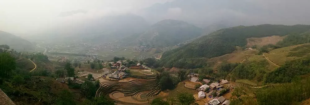 Circuito por Vietnam del norte. Hanoi, Sapa, Ninh Binh, Ha long 52 Panorámica del valle