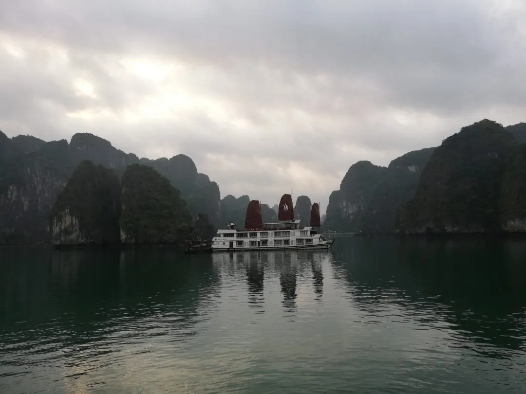 Circuito por Vietnam del norte. Hanoi, Sapa, Ninh Binh, Ha long 83 Barco anclado