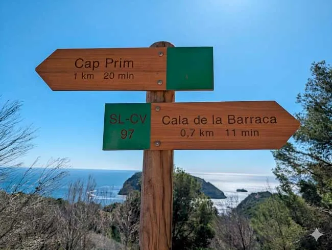 1 semana en Jávea-Xàbia disfrutando con serenidad 15 Jávea. Cruce de rutas a la cala de la Barraca.