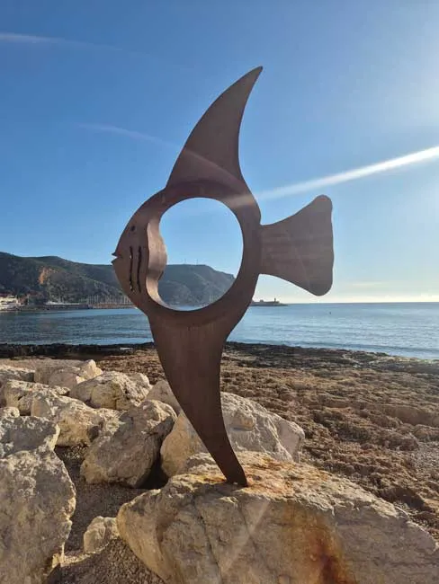 1 semana en Jávea-Xàbia disfrutando con serenidad 20 Jávea. Escultura del pez